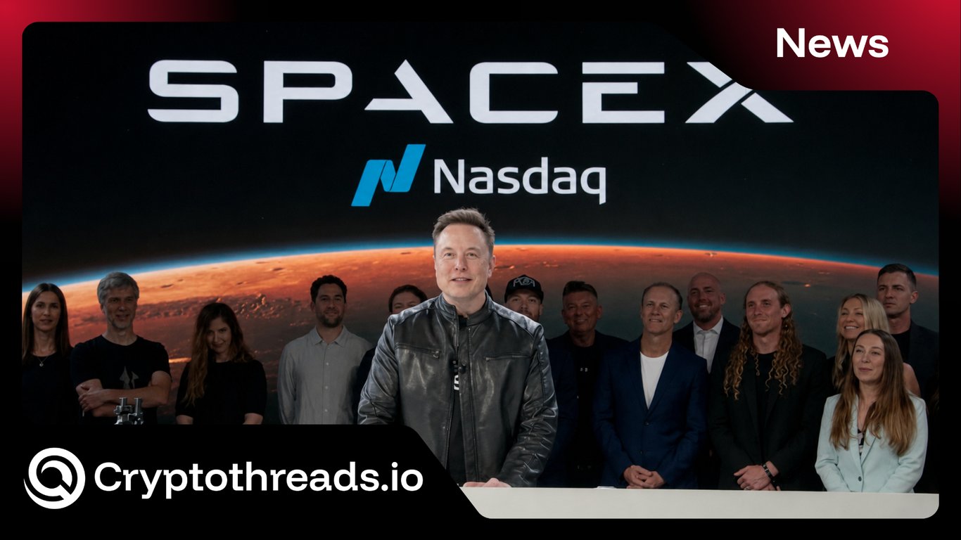 SpaceX Joins Nasdaq-100 Less Than a Month After IPO