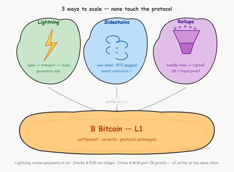 how bitcoin scales without touching l1