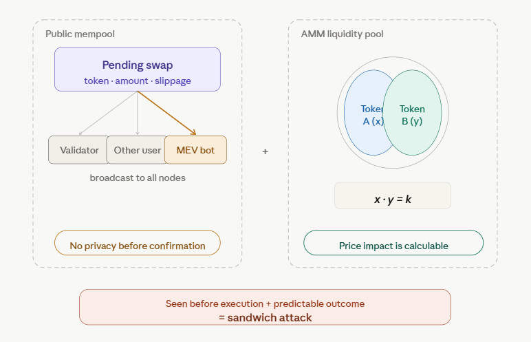 why amms are vulnerable to sandwich attacks