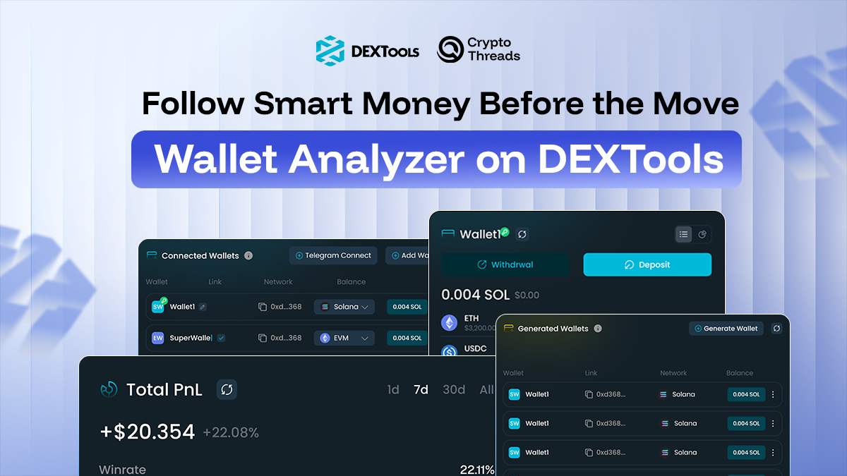 Follow the Money Before the Move: Wallet Analyzer on DEXTools