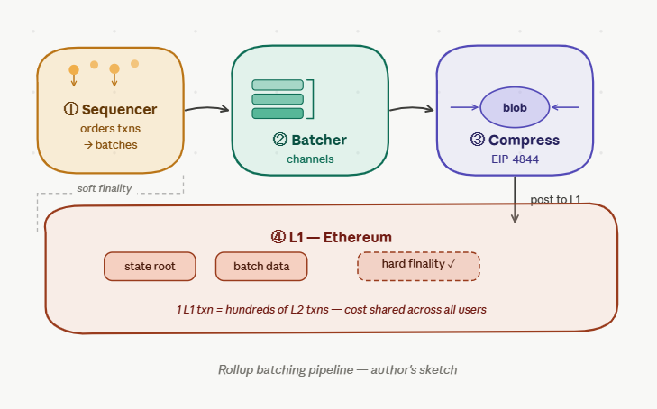 how rollup batching works