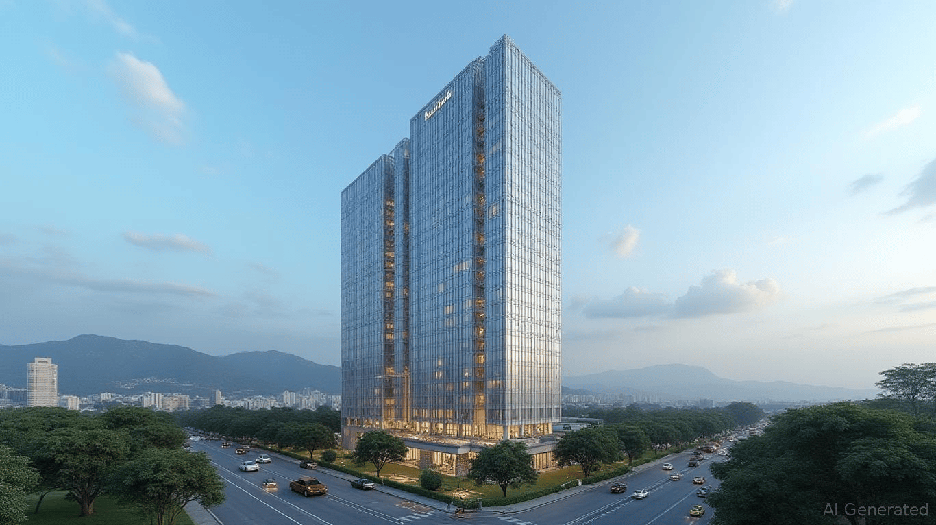 Tether headquarters in El Salvador representing the offshore stablecoin model and its regulatory limits under the GENIUS Act.