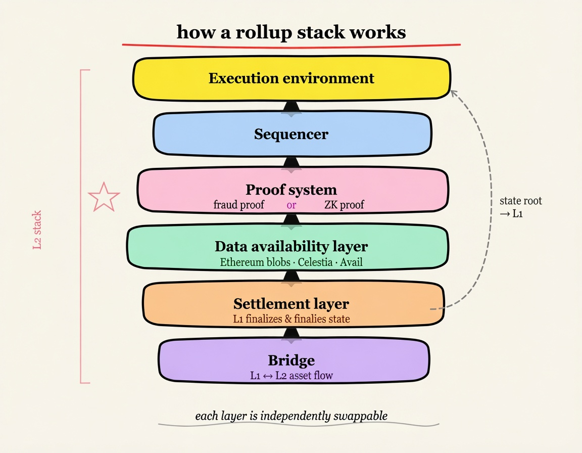 how a rollup stack works