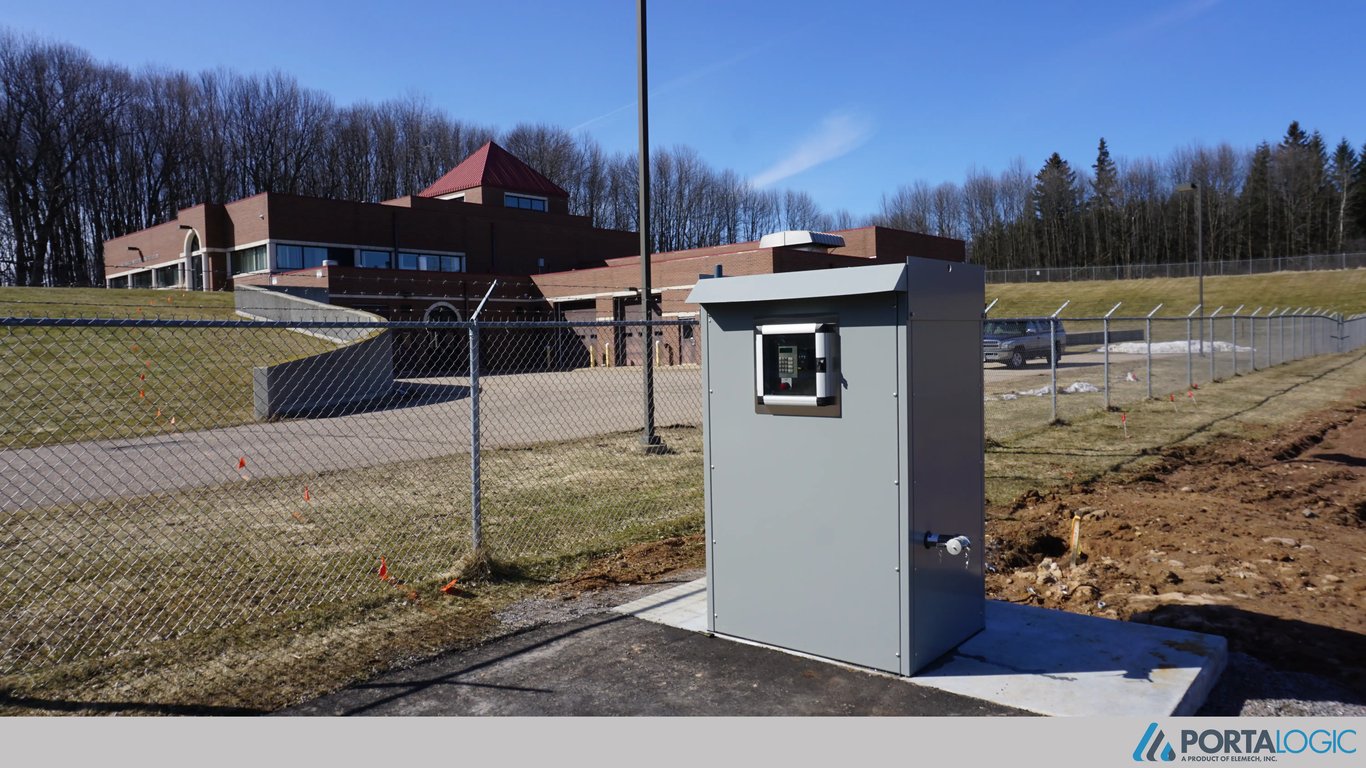 A Portalogic FS-43 Bulk Water Fill Station at Marshfield Utilities in Marshfield, WI.