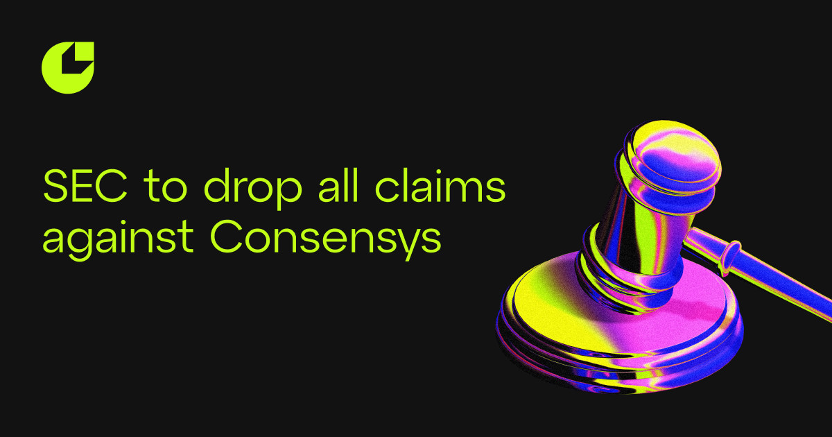 Consensys Sues the SEC to Defend the U.S. Ethereum Community