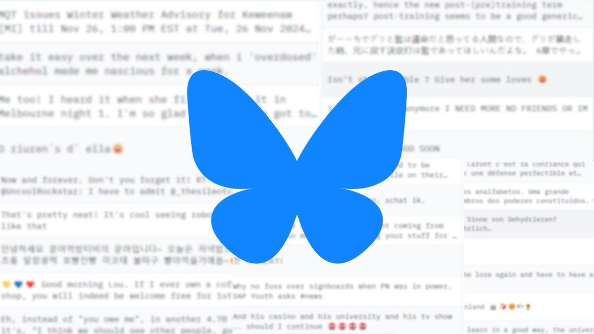 Someone Made Dataset of One Million Bluesky Posts for Machine Learning Research