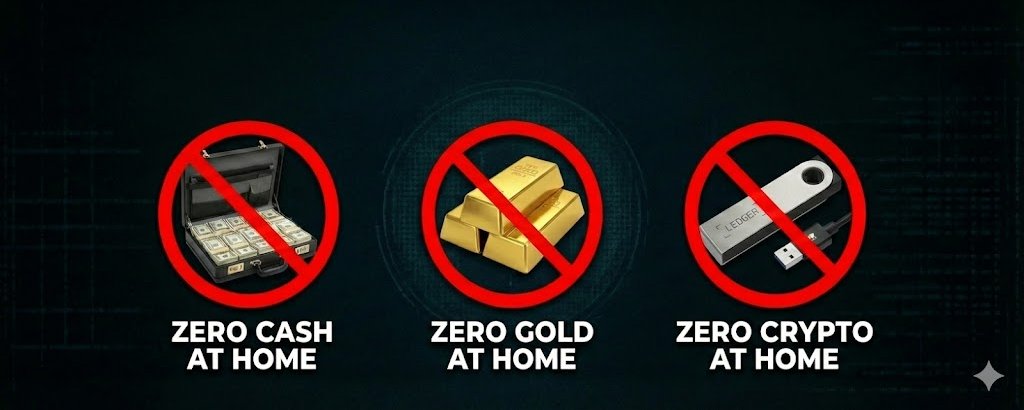 PSA: Don't keep crypto at home in the age of wrench attacks
