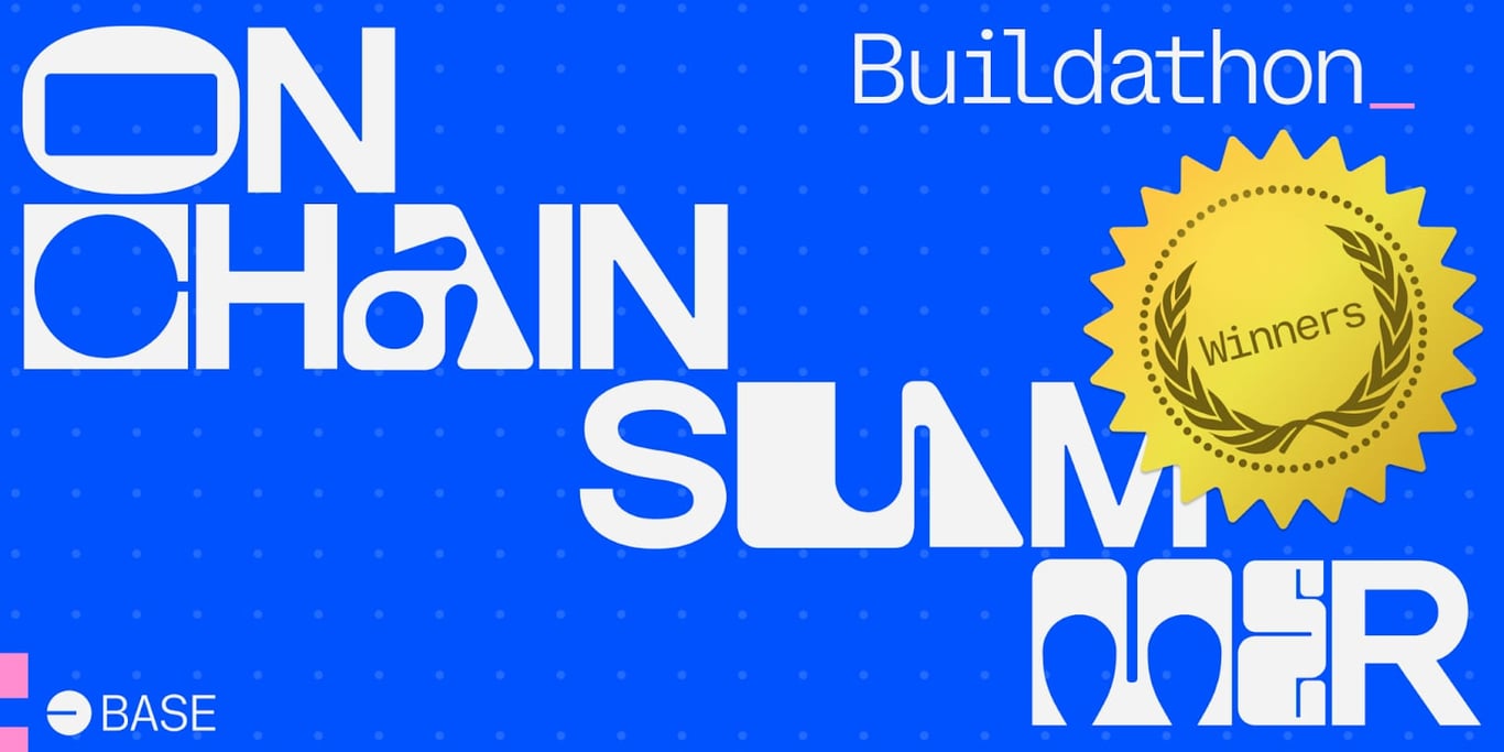 Announcing the Onchain Summer Buildathon Winners