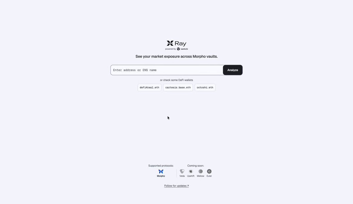X-Ray: tool to track your Morpho exposure