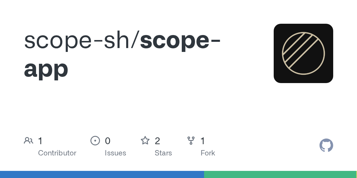 Scope — block explorer for builders