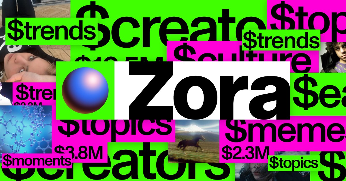 Top Zora creators by Market cap