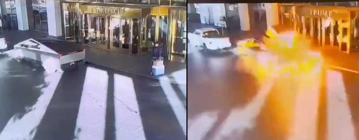 Musk Uses Cybertruck Explosion to Show Tesla Can Remotely Unlock Monitor Vehicle