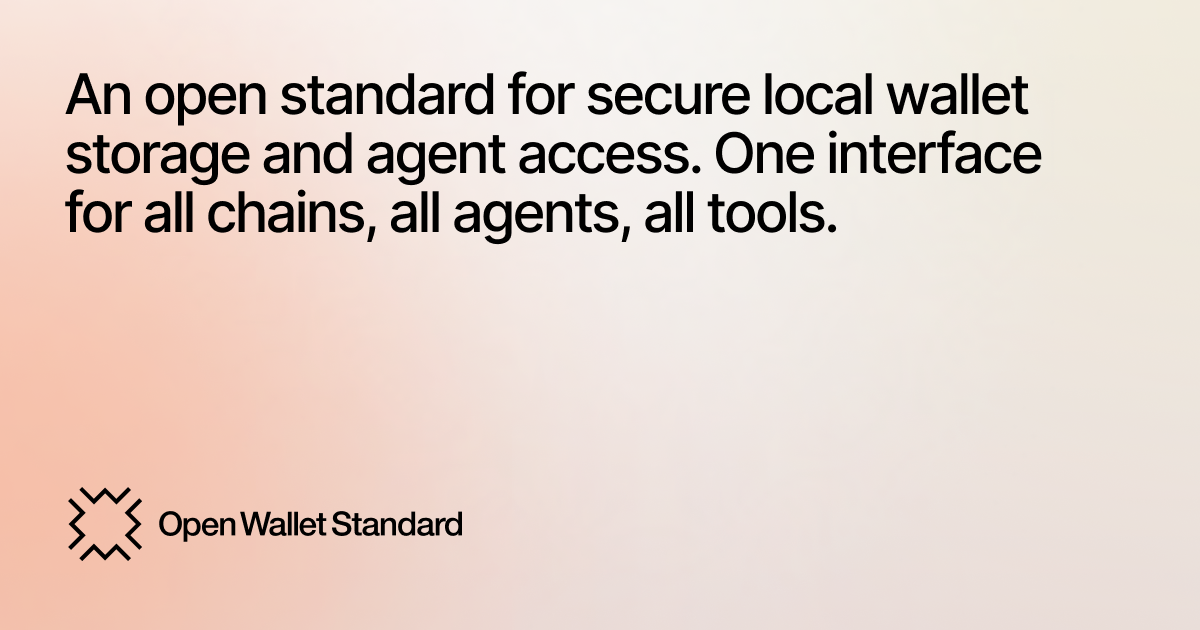 OWS - Open Wallet Standard