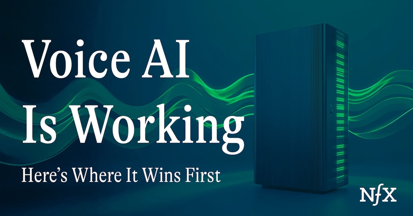 Voice AI is Working. Here's Where It Wins First
