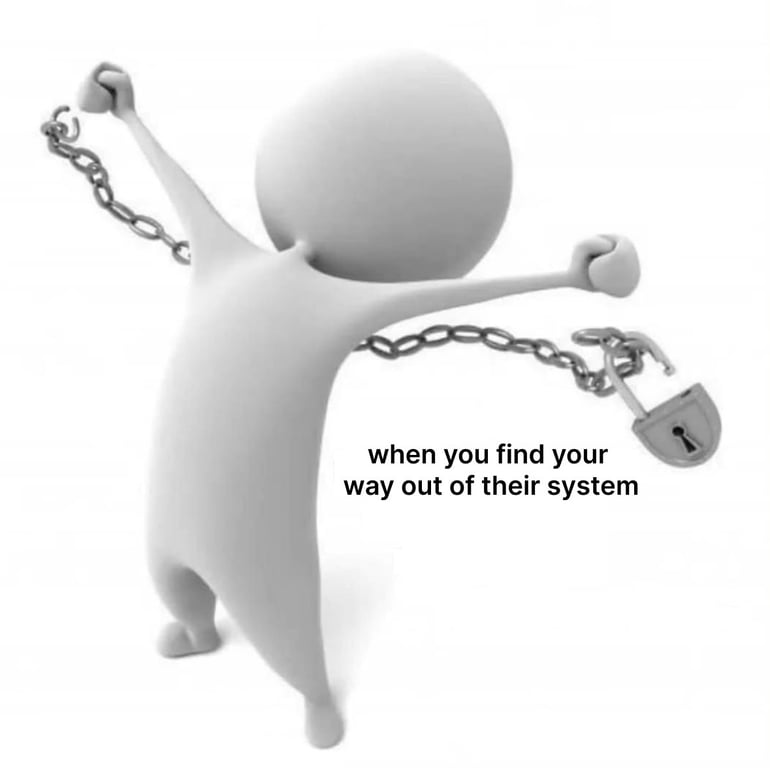 @brian_armstrong: when you find the way out of the system