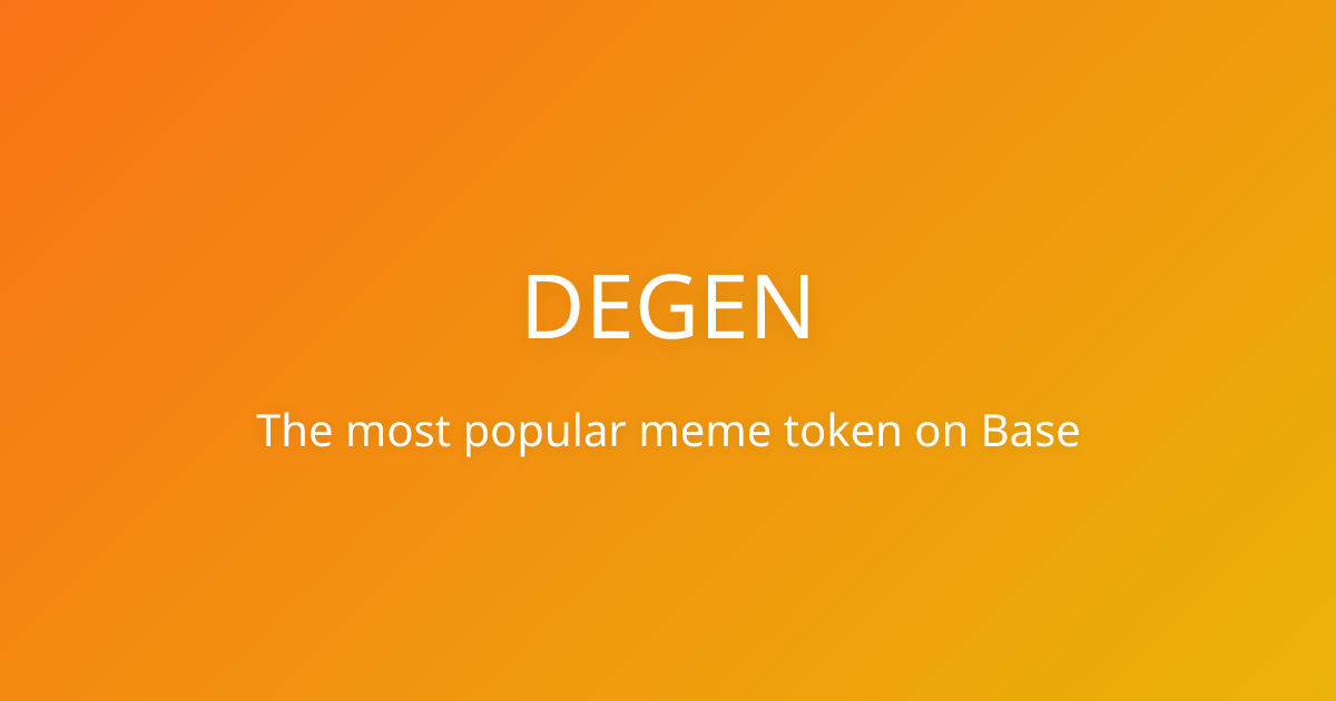 $DEGEN airdrop claims are live