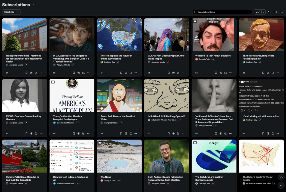 Curate your own newspaper with RSS