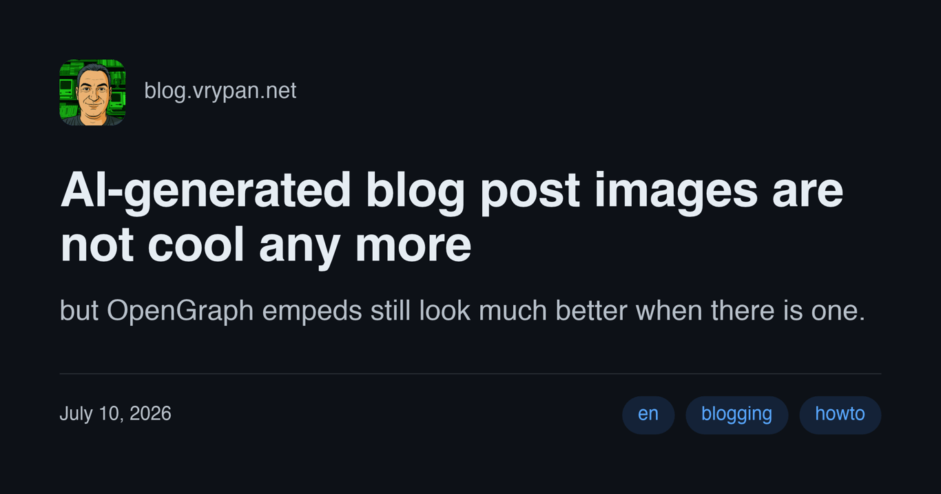 AI-generated blog post images are not cool any more