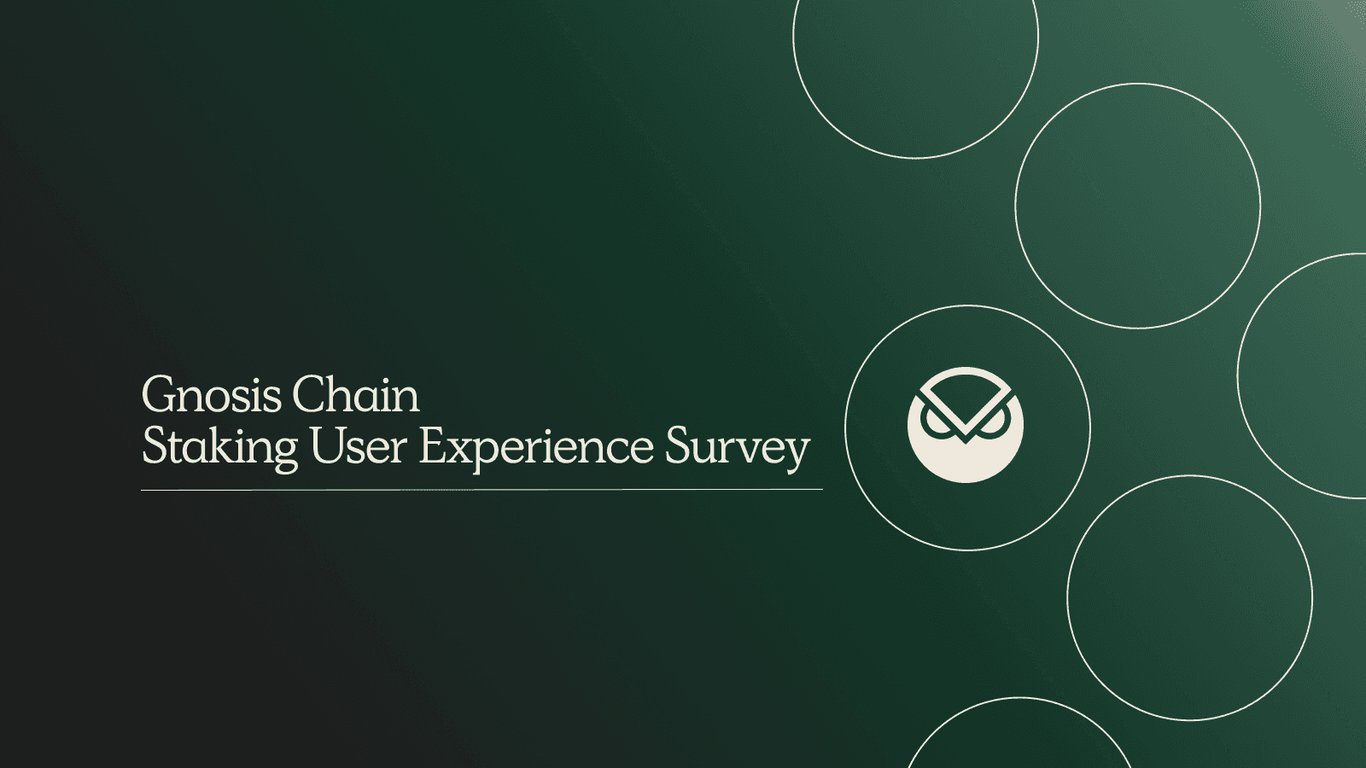 Comprehensive Gnosis Chain Staking User Experience Survey