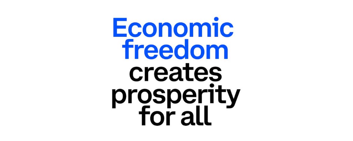 Economic freedom creates prosperity for all