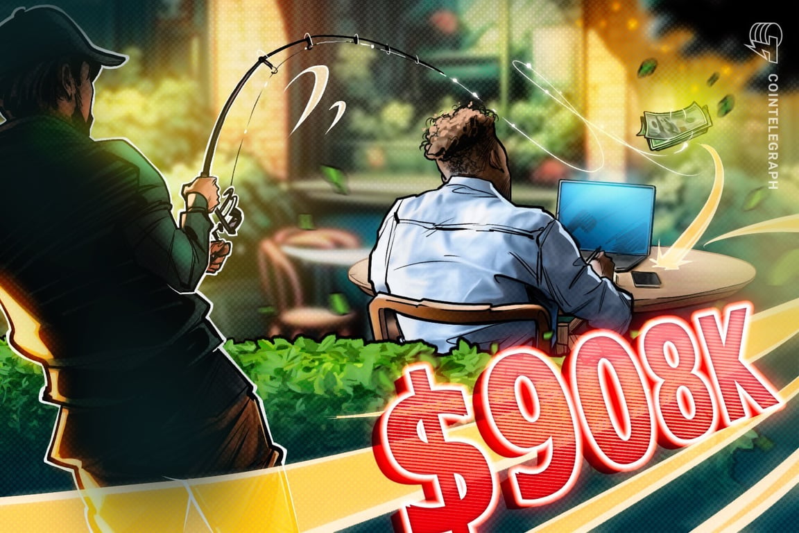 Crypto victim loses $908K in sophisticated phishing attack