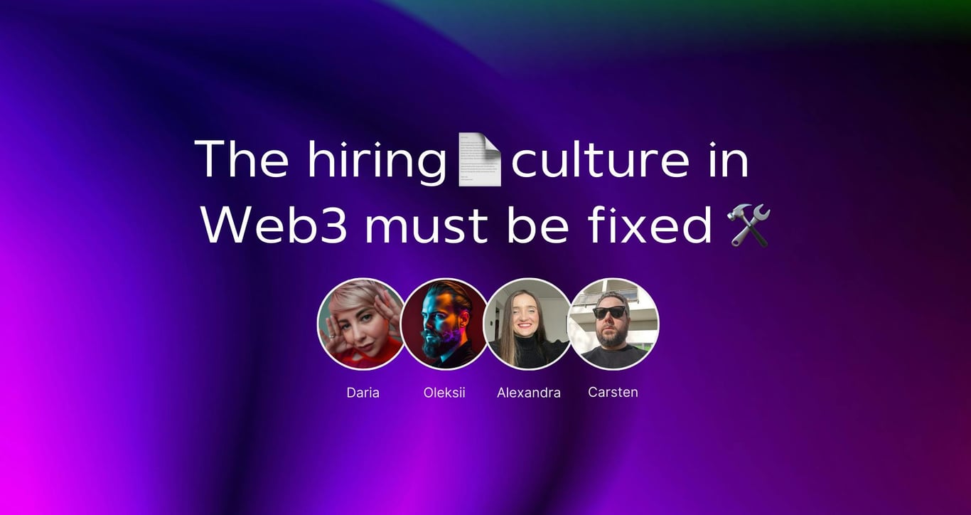 Web3 hiring culture. What can we improve? | HackerNoon