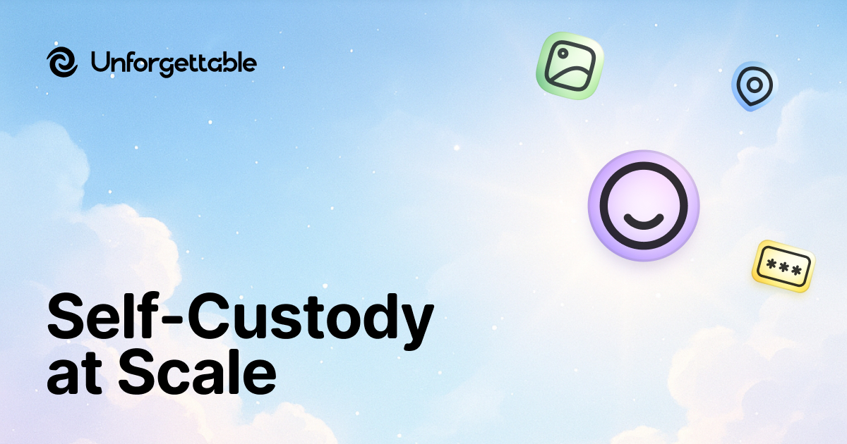 Unforgettable.app – Seed-less, Self-Controlled Recovery for Your Wallet