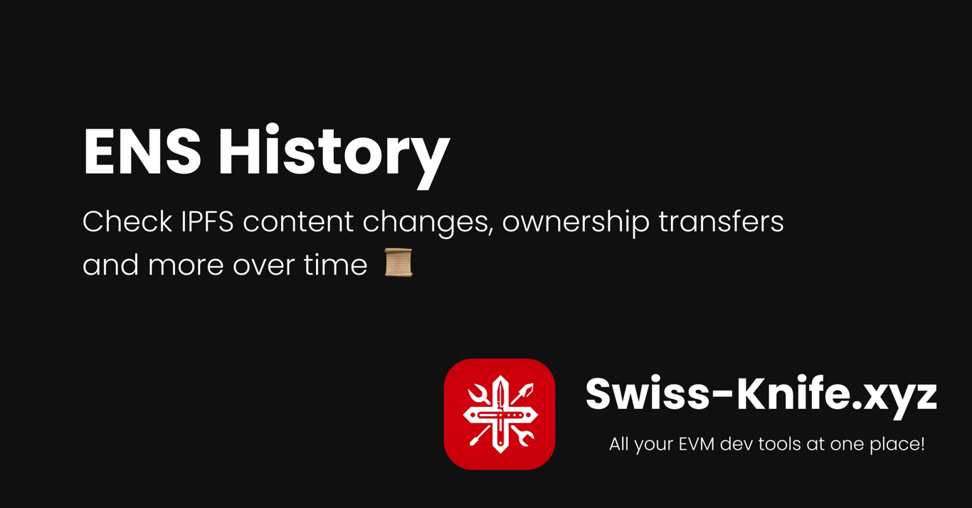 ENS Domain History