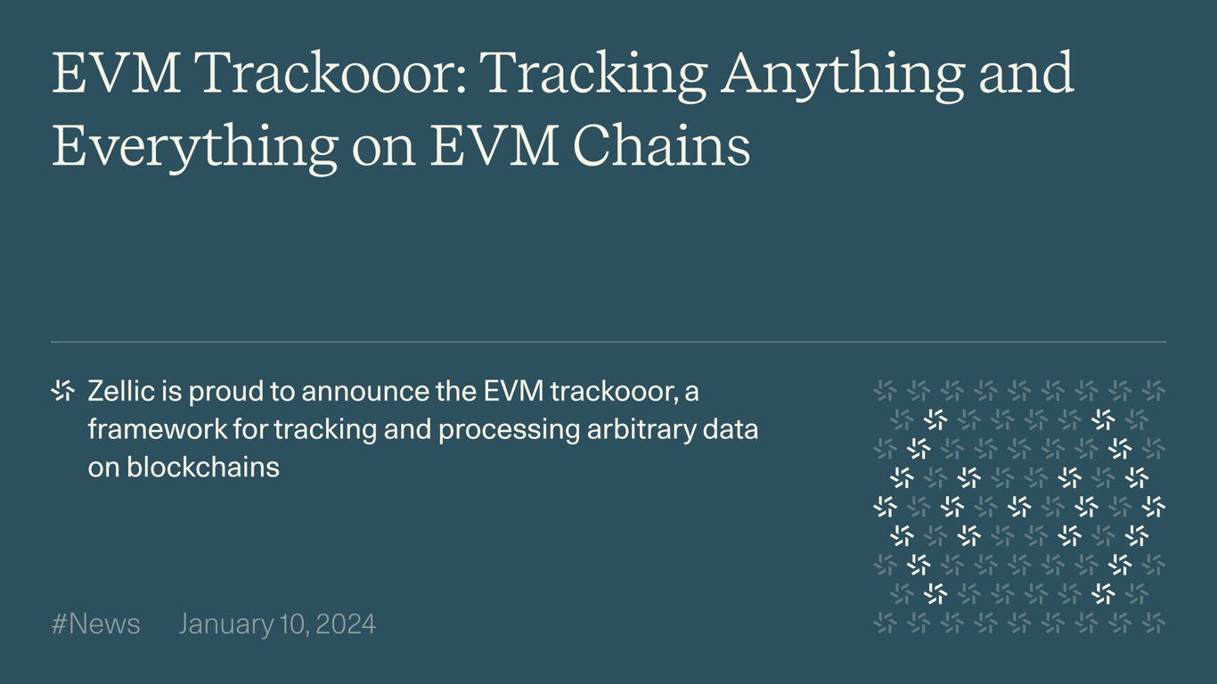 EVM Trackooor: Tracking Anything and Everything on EVM Chains
