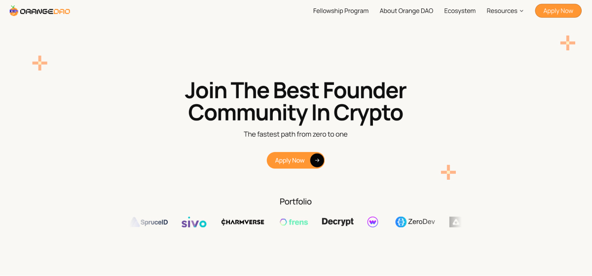 The deadline for the Orange Fellowship is in 2 days
