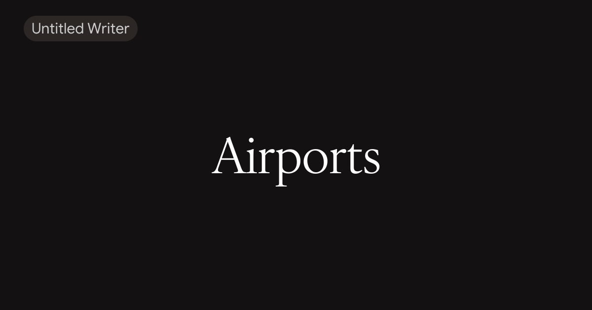 Airports