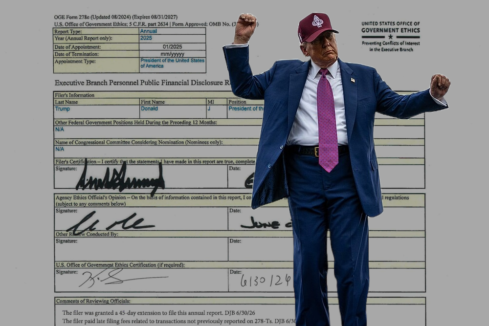 Trump’s $1.4 billion crypto disclosure