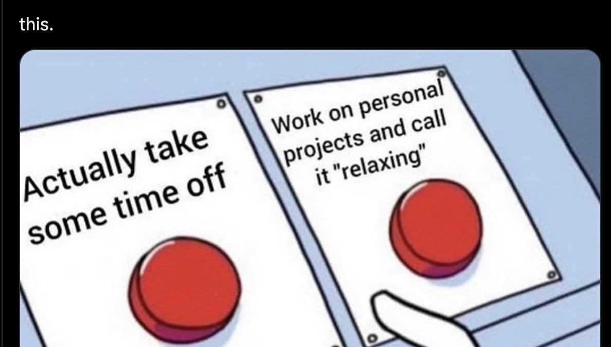 Time Off vs Creative Relaxing