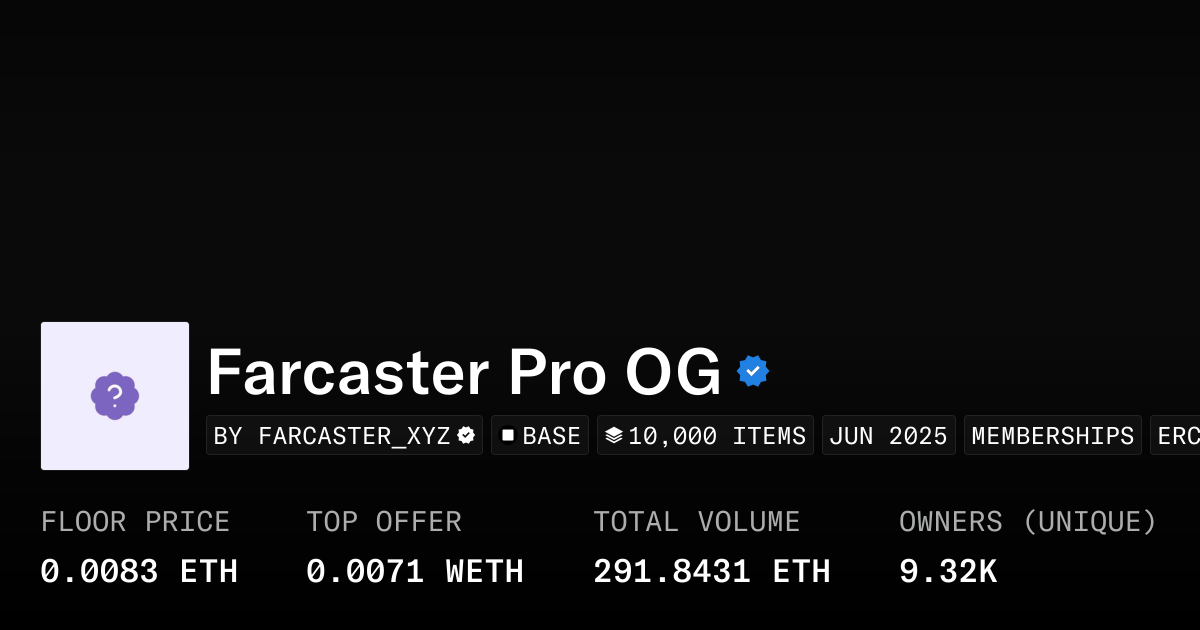 Farcaster Pro OG