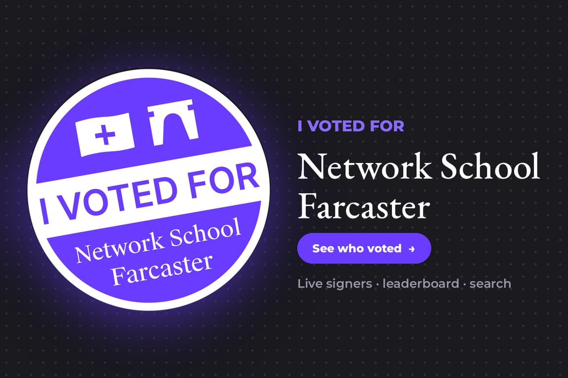 I Voted For NS Farcaster