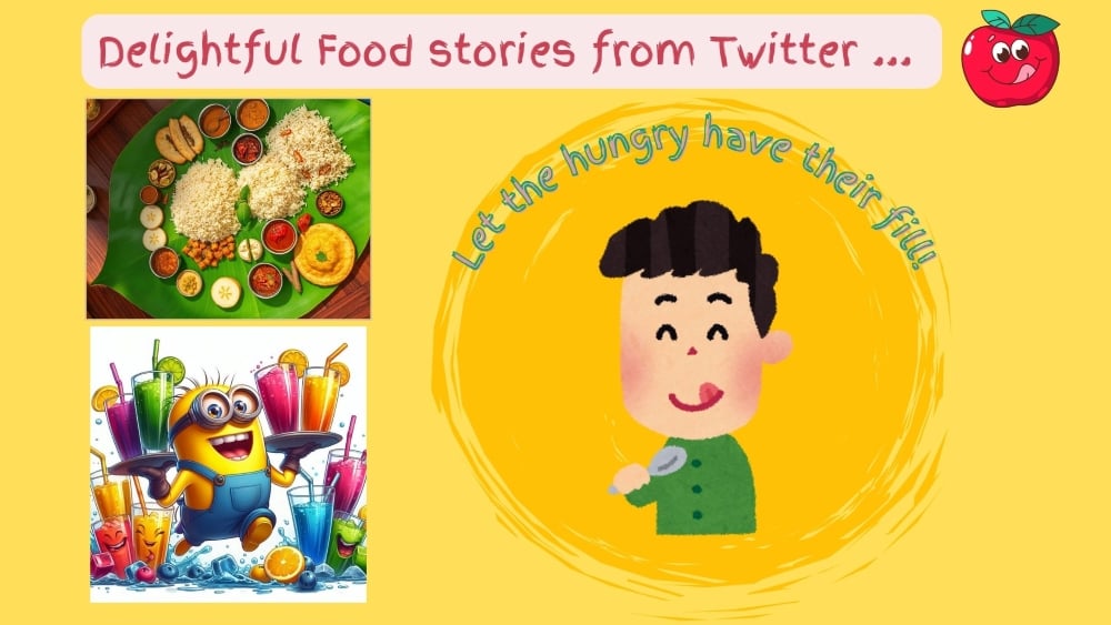 Delightful Food stories from Twitter - Let the hungry have their fill!