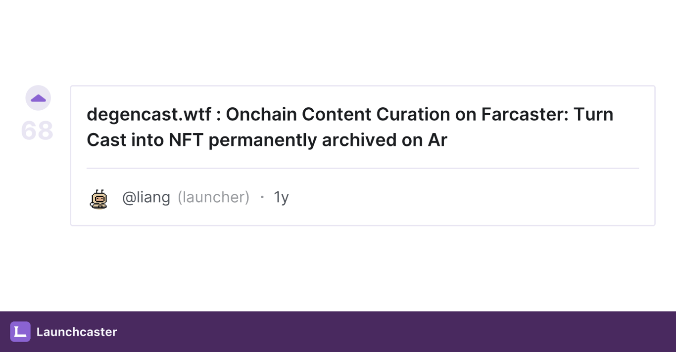 Degencast: Farcaster client for content and channel curators, is live on testnet