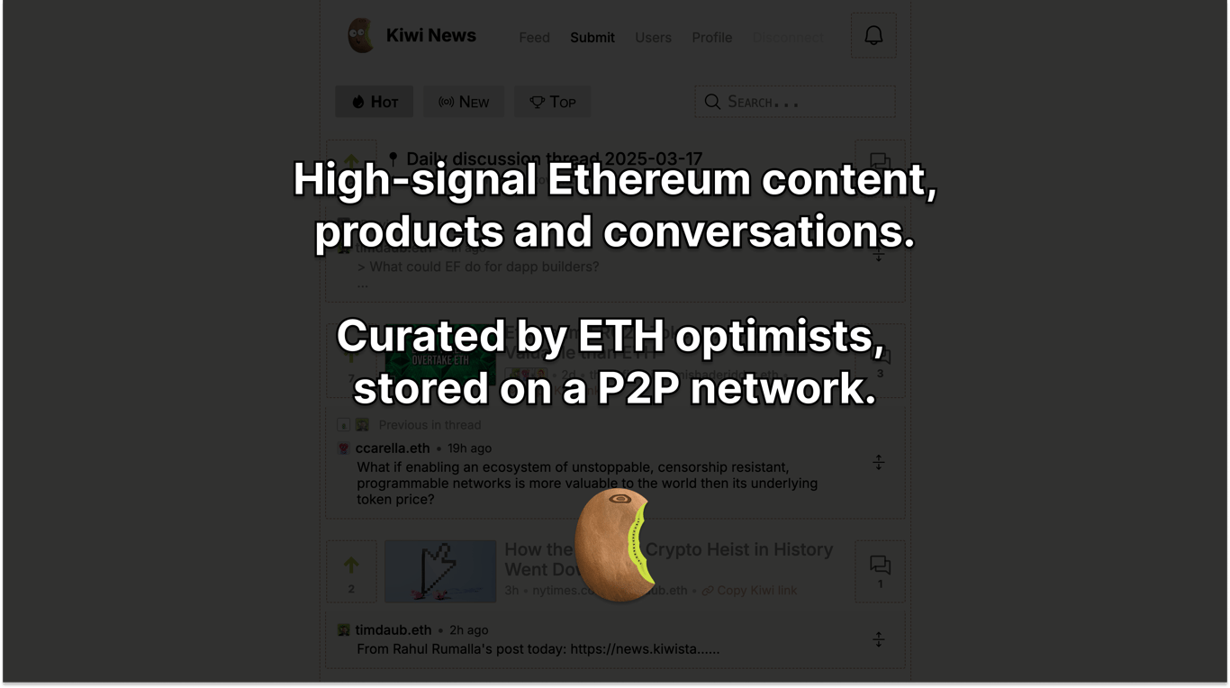 Kiwi News on Giveth
