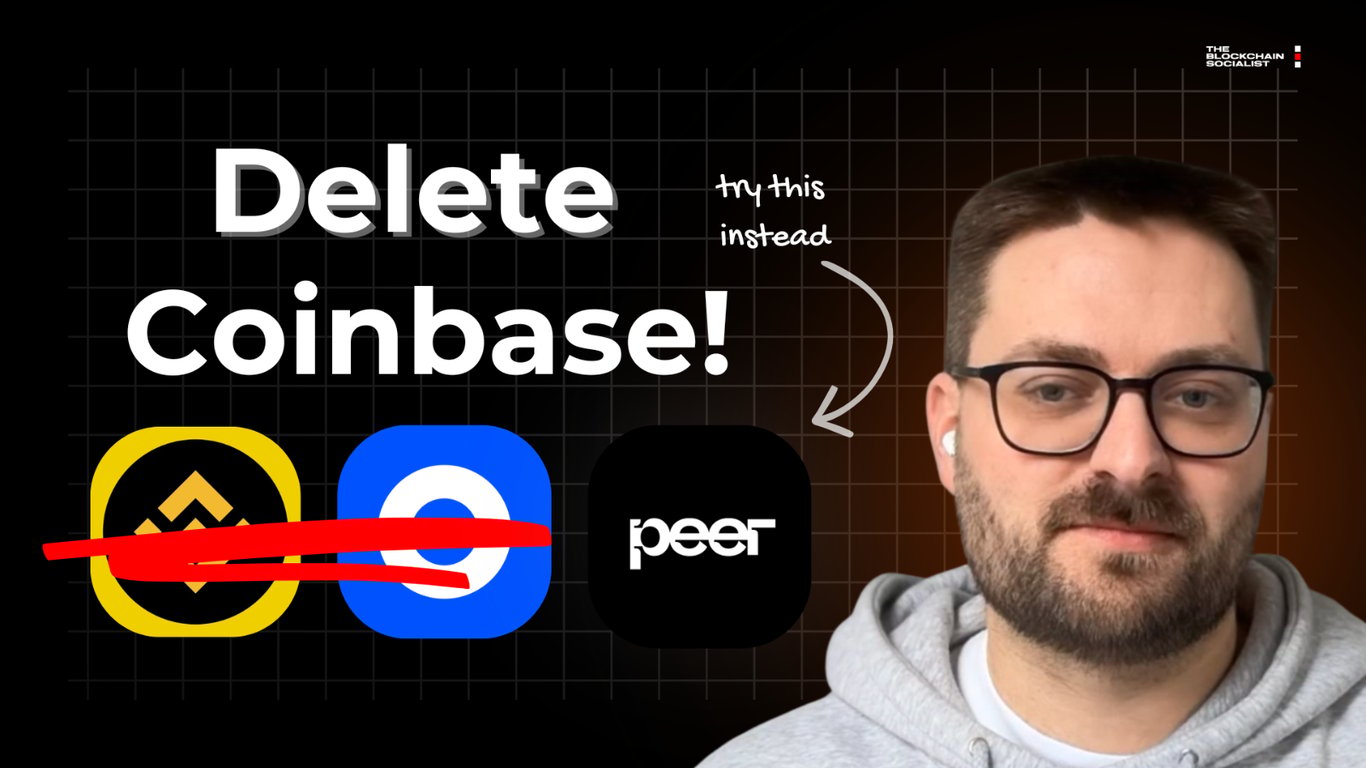 Delete Coinbase! Use this instead... w/ UnhappyBen (Peer.xyz)