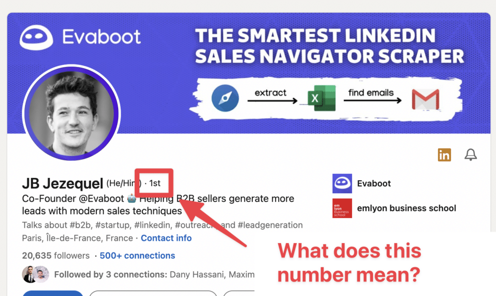 sens 1er 2ème 3ème linkedin