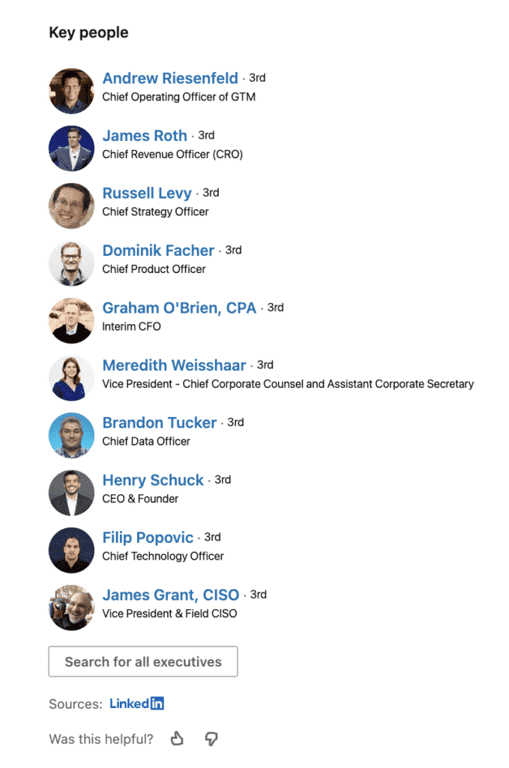 linkedin account IQ insight generation