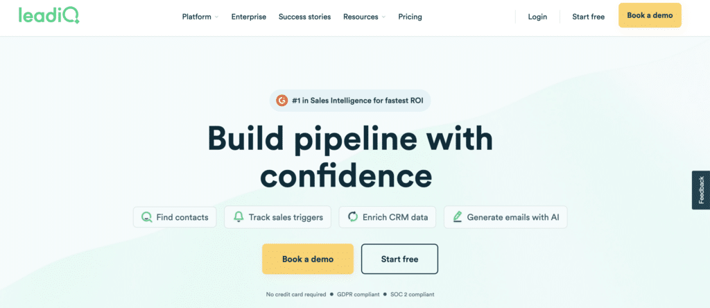 leadiq tool to discover and enrich prospect profiles