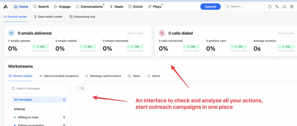 apollo io has an intuitive interface