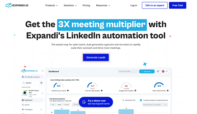 Expandi Homepage