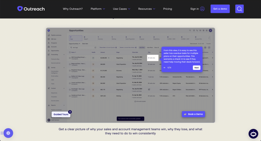 outreach.io sales execution platform for email outrach