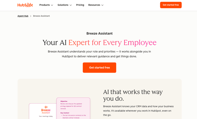 Breeze homepage