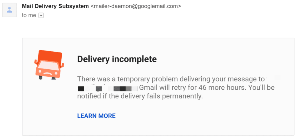 email server issue