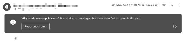 Content Filters bounced emails