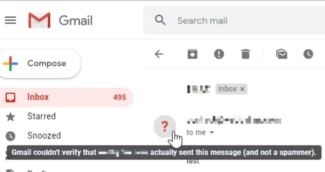 Authentication Problems bounced email