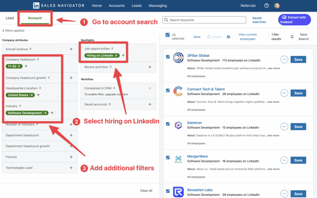 find companies hiring linkedin